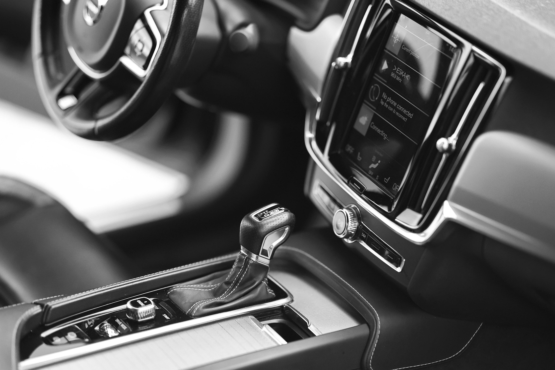 Detailed vehicle interior